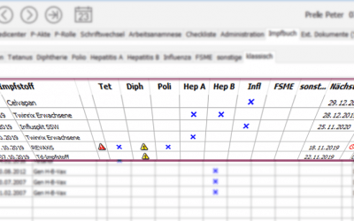 Masernschutzgesetz Formular im Kundenportal